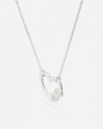 Collar Corazón Infinito Silver