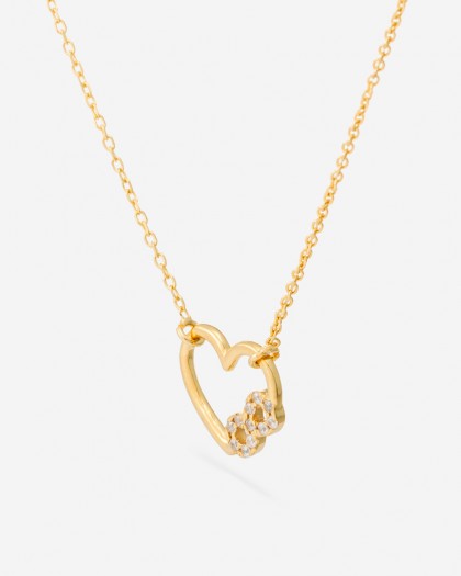 Collar Corazón Infinito Doré