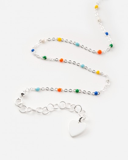 Pulsera Tobillera Amira Plata