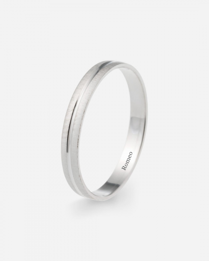 Alianza de boda Bisel slim