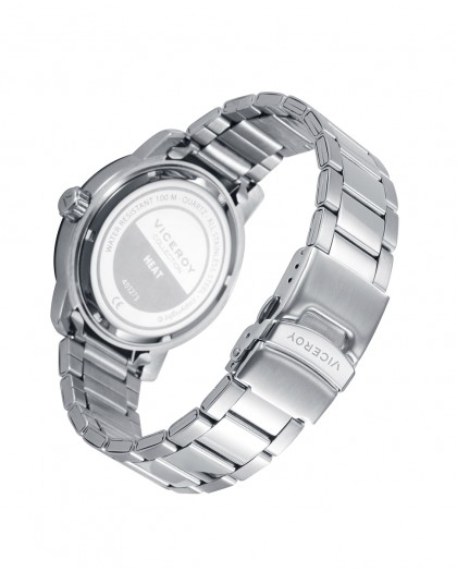 Reloj Viceroy de hombre Heat de acero con esfera azul 401273-37