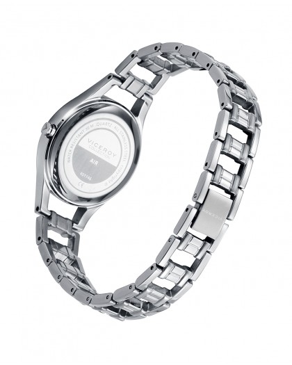 Reloj Viceroy de mujer Air tres agujas de acero y esfera blanca 401146-07