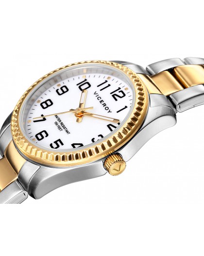 Reloj Viceroy de mujer con brazalete de acero ip dorado 40860-24