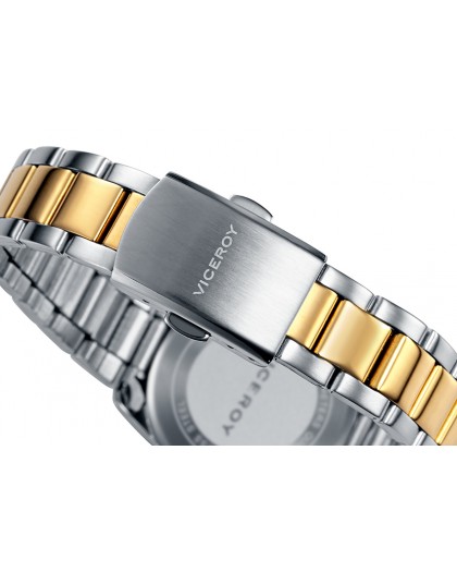 Reloj Viceroy de mujer con brazalete de acero ip dorado 40860-24
