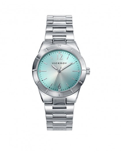Reloj Viceroy de mujer Chic de acero y esfera azul 40870-35
