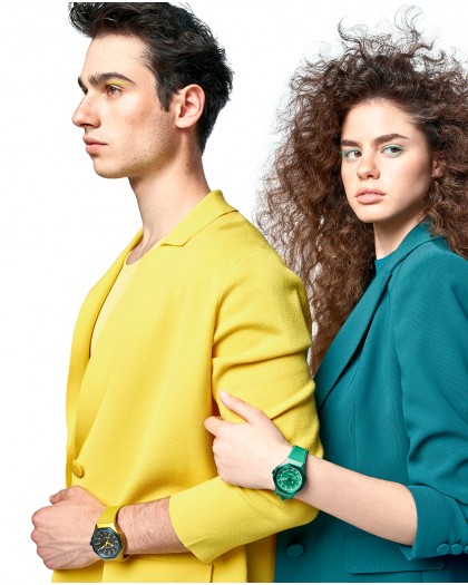 Reloj Viceroy colors caja de aluminio verde con bisel de acero 401232-67