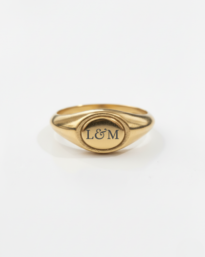 Sello de Mujer en Plata Personalizable con Inicial o Símbolo