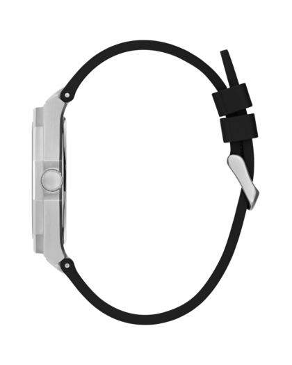 Reloj Guess Asset Analógico Negro y Plateado para Hombre GW0663G1