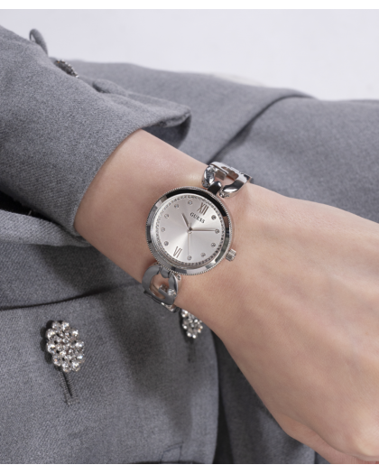 Reloj GUESS Mujer Empower Acero Plateado con Cristales GW0759L1