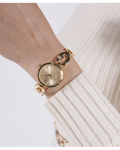 Reloj Mujer GUESS Empower Dorado Elegancia Analógica GW0759L2