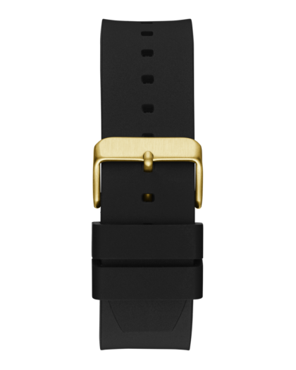 Reloj GUESS VINYL Analógico Negro y Dorado GW0790G1