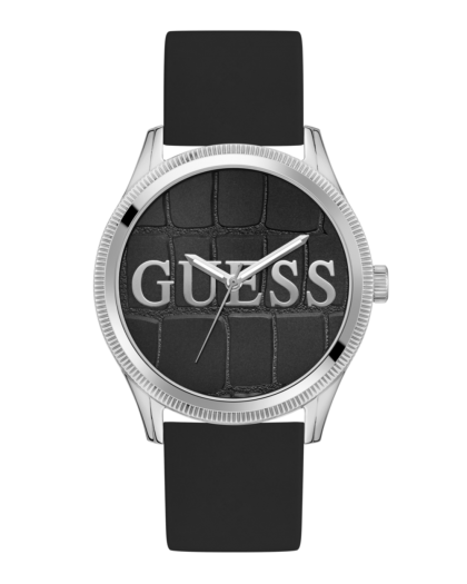 Reloj GUESS Reputation Analógico Negro y Plateado GW0887G1