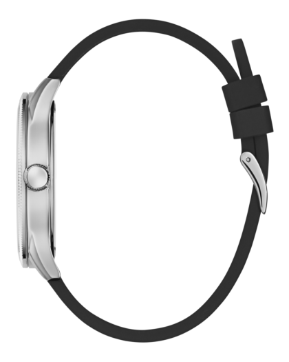 Reloj GUESS Reputation Analógico Negro y Plateado GW0887G1