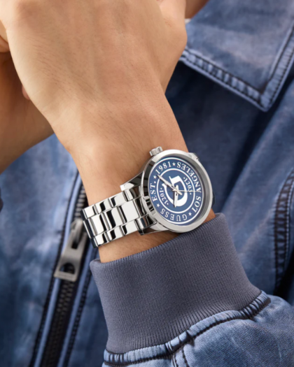 Reloj Guess Collegiate G Acero & Esfera Azul GW0888G1