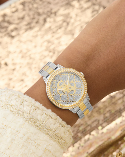 Reloj Guess G‑Lace Mujer Bicolor con Cristales GW0944L3