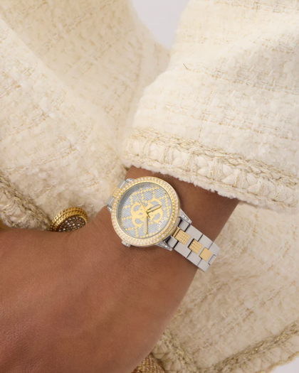 Reloj Guess G‑Lace Mujer Bicolor con Cristales GW0944L3