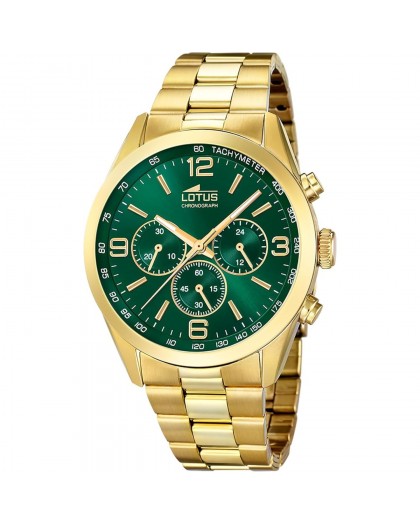 RELOJ DE HOMBRE LOTUS MINIMALIST CON ESFERA VERDE 18153/B