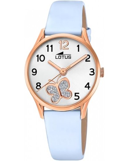 RELOJ INFANTIL LOTUS JUNIOR CON ESFERA BLANCA 18407/F