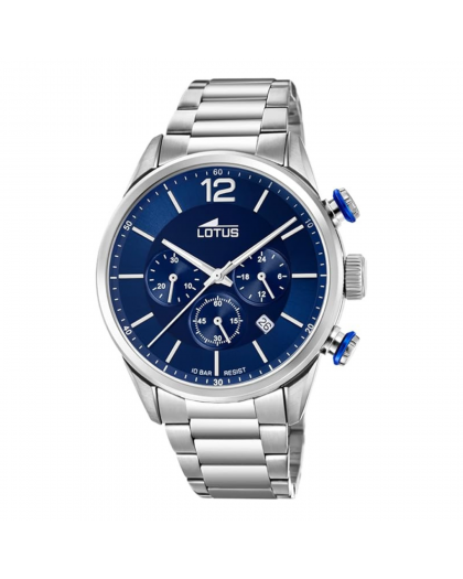 RELOJ DE HOMBRE LOTUS CHRONO CON ESFERA AZUL 18688/1