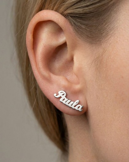 Pendiente con nombre personalizado