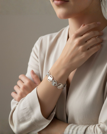 Pulsera Andalucía Plata