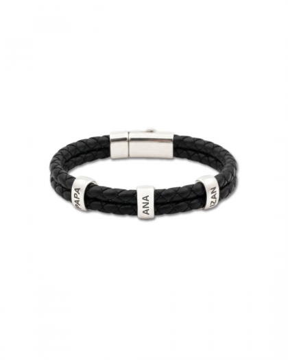 Pulsera de Piel Española Hombre Personalizada