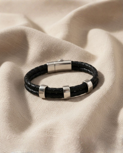 Pulsera de Piel Española Hombre Personalizada